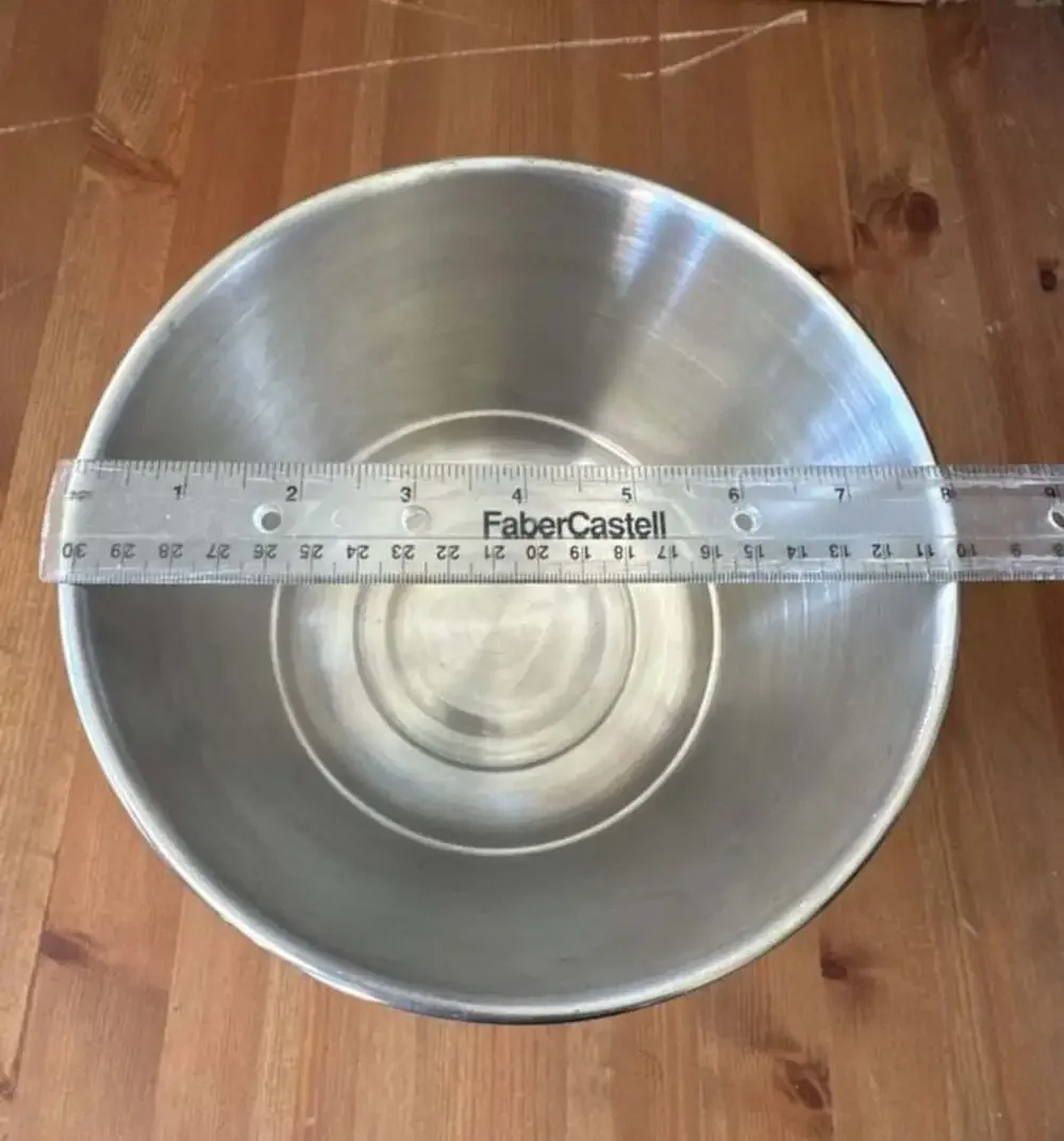 Unbranded Stainless Steel Mixing Bowl 8 Inch